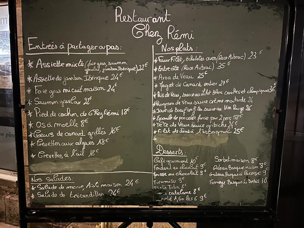 Chez Remi - Menu Image 1